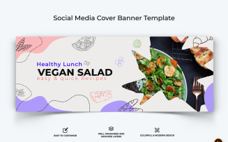 Food and Restaurant Facebook Cover Banner Design-18