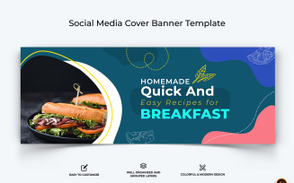 Food and Restaurant Facebook Cover Banner Design-20