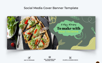 Food and Restaurant Facebook Cover Banner Design-21