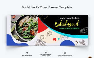 Food and Restaurant Facebook Cover Banner Design-22