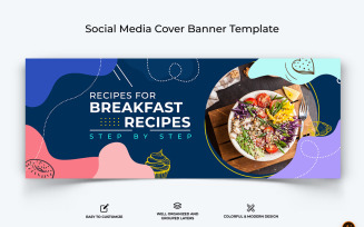 Food and Restaurant Facebook Cover Banner Design-24