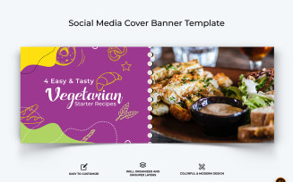 Food and Restaurant Facebook Cover Banner Design-25