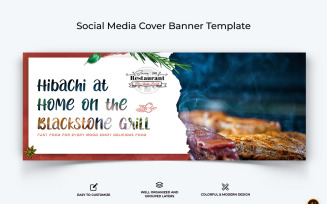 Food and Restaurant Facebook Cover Banner Design-27