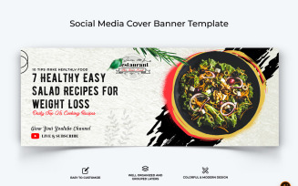 Food and Restaurant Facebook Cover Banner Design-31