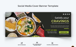 Food and Restaurant Facebook Cover Banner Design-39