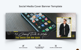 Mobile Tips Facebook Cover Banner Design-08