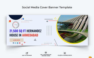 Architecture Facebook Cover Banner Design Template-008