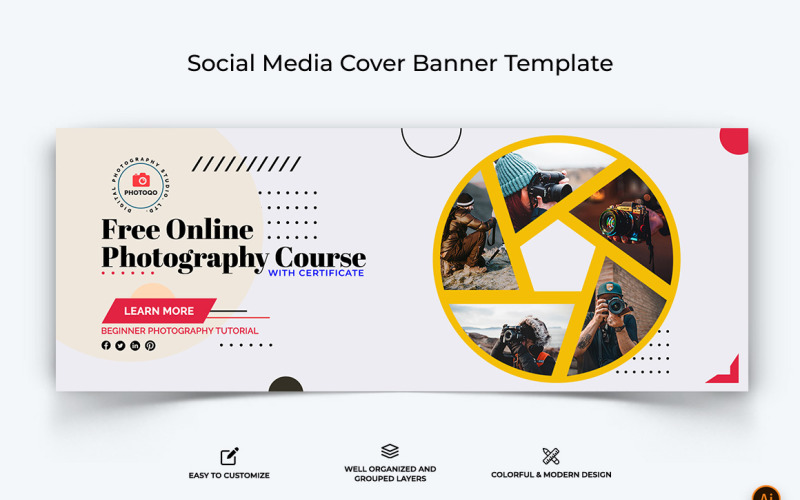 Photography Facebook Cover Banner Design-10 Social Media