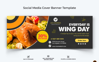 Restaurant and Food Facebook Cover Banner Design-01