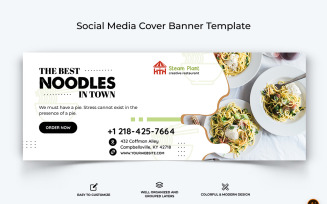 Restaurant and Food Facebook Cover Banner Design-14