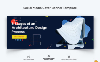 Architecture Facebook Cover Banner Design Template-020