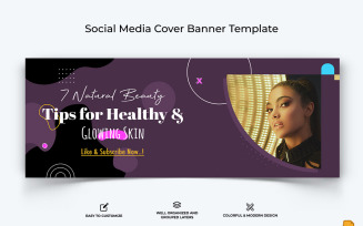 Beauty Tips Facebook Cover Banner Design-012