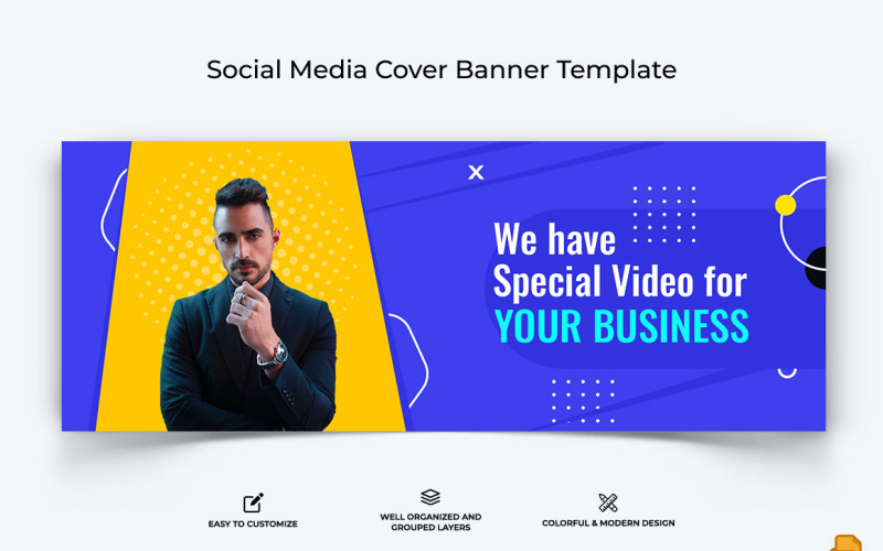 Business Services Facebook Cover Banner Design-030 Social Media