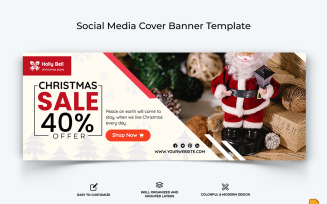 Christmas Sale Facebook Cover Banner Design-007