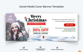 Christmas Sale Facebook Cover Banner Design-014