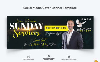 Church Speech Facebook Cover Banner Design-004