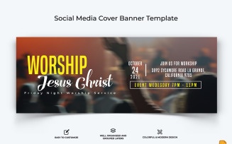 Church Speech Facebook Cover Banner Design-015