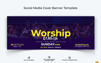 Church Speech Facebook Cover Banner Design-016