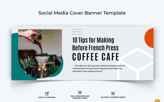 Coffee Making Facebook Cover Banner Design-001