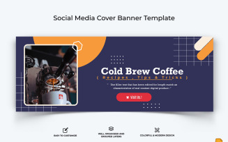 Coffee Making Facebook Cover Banner Design-003