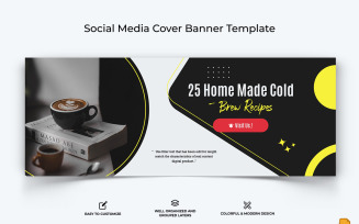 Coffee Making Facebook Cover Banner Design-004