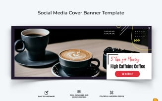 Coffee Making Facebook Cover Banner Design-007
