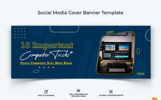 Computer Tricks and Hacking Facebook Cover Banner Design-001