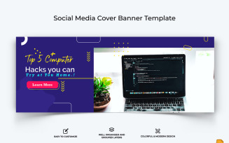 Computer Tricks and Hacking Facebook Cover Banner Design-008