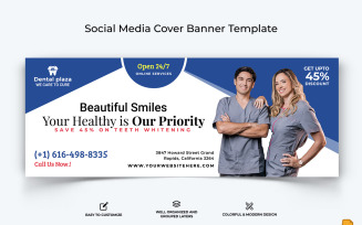 Dental Care Facebook Cover Banner Design-008