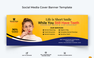 Dental Care Facebook Cover Banner Design-009