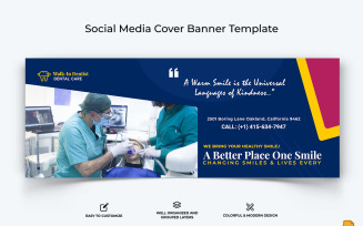 Dental Care Facebook Cover Banner Design-016