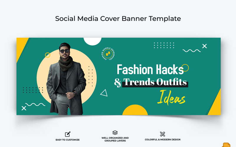 Fashion Facebook Cover Banner Design-023 Social Media