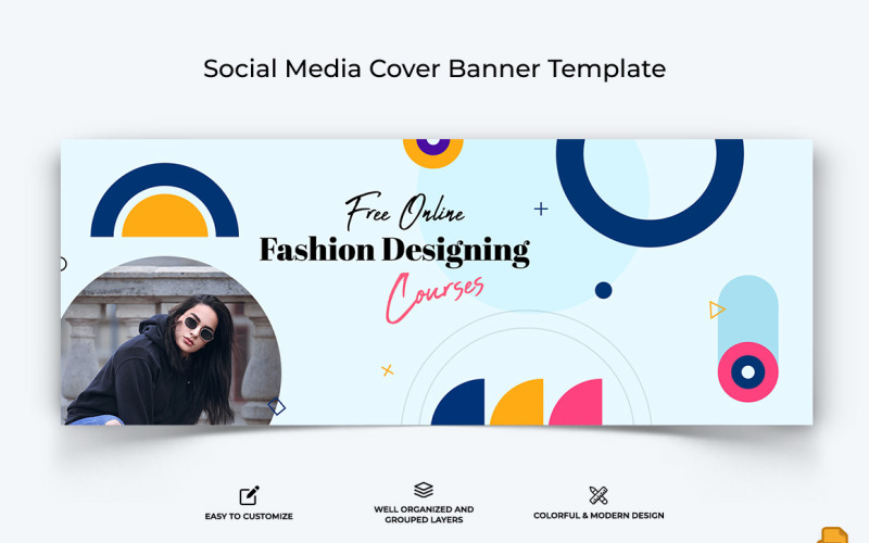 Fashion Facebook Cover Banner Design-026 Social Media