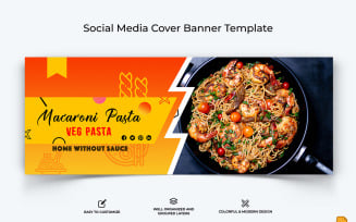Food and Restaurant Facebook Cover Banner Design-002