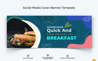 Food and Restaurant Facebook Cover Banner Design-020