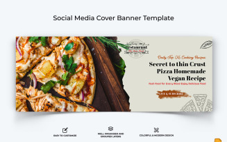 Food and Restaurant Facebook Cover Banner Design-028