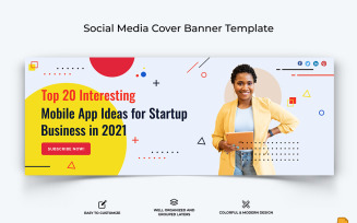 Startups Business Facebook Cover Banner Design-009