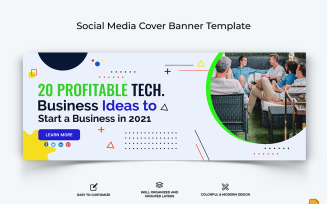Startups Business Facebook Cover Banner Design-018