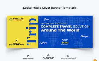 Travel Facebook Cover Banner Design-018