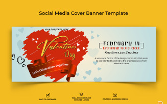 Valentines Day Facebook Cover Banner Design-005
