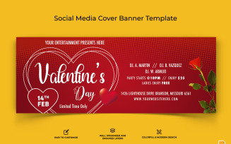Valentines Day Facebook Cover Banner Design-008