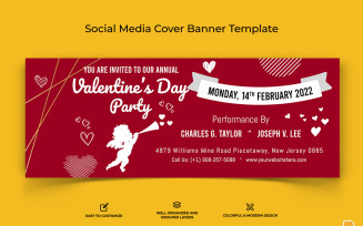 Valentines Day Facebook Cover Banner Design-009