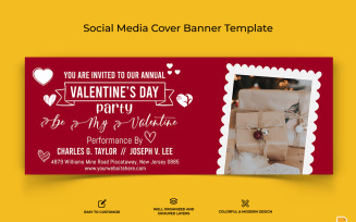 Valentines Day Facebook Cover Banner Design-010