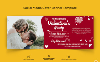 Valentines Day Facebook Cover Banner Design-011