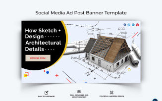 Architecture Facebook Ad Banner Design Template-02
