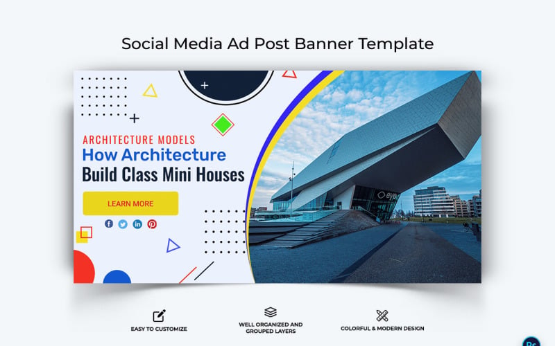 Architecture Facebook Ad Banner Design Template-15 Social Media