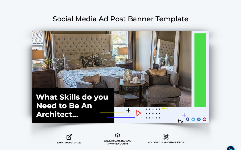 Architecture Facebook Ad Banner Design Template-16 Social Media
