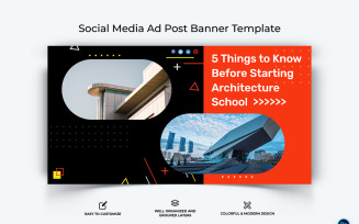 Architecture Facebook Ad Banner Design Template-18