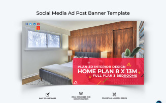 Architecture Facebook Ad Banner Design Template-19