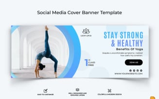 Yoga and Meditation Facebook Cover Banner Design-026